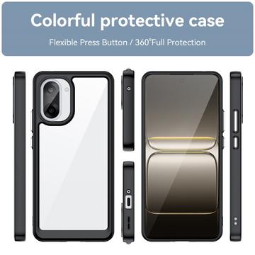 OnePlus Ace 5 Racing/Nord CE5 Anti-Shock Hybrid Cover - Sort
