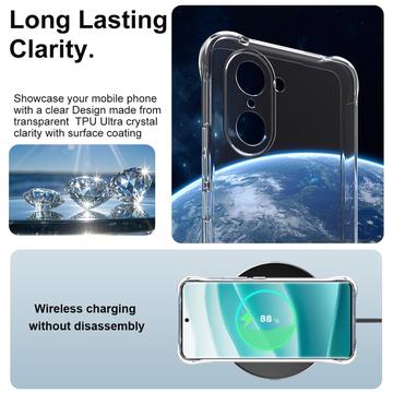 OnePlus Ace 5 Racing/Nord CE5 Imak Faldsikkert TPU Cover - Gennemsigtig