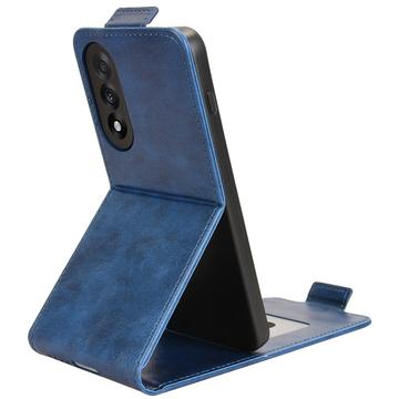OnePlus Ace 5 Ultra/Nord 5 lodret flip-etui med stativ - mørkeblå