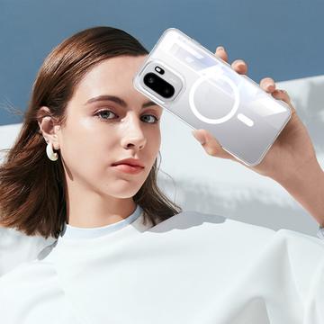 OnePlus Ace 6/Ace 6T/15R Hybrid Cover - MagSafe Kompatibel - Gennemsigtig