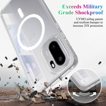 OnePlus Ace 6/Ace 6T/15R Hybrid Cover - MagSafe Kompatibel - Gennemsigtig