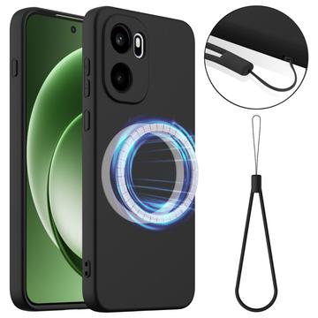 OnePlus Ace 6/Ace 6T/15R Liquid Silikone Cover - MagSafe Kompatibel - Sort