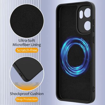 OnePlus Ace 6/Ace 6T/15R Liquid Silikone Cover - MagSafe Kompatibel - Sort