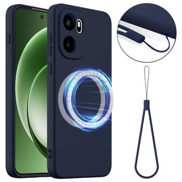 OnePlus Ace 6/Ace 6T/15R Liquid Silikone Cover - MagSafe Kompatibel - Mørkeblå