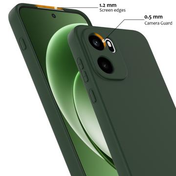 OnePlus Ace 6/Ace 6T/15R Liquid Silikone Cover - MagSafe Kompatibel - Mørkegrøn