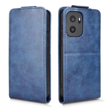 OnePlus Ace 6 Ultra lodret flip-etui med stativ - mørkeblå