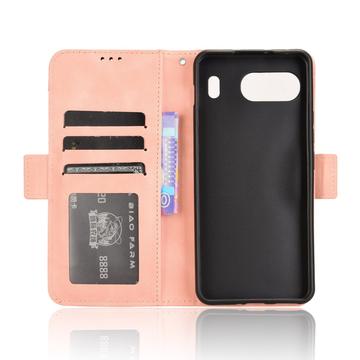 OnePlus Nord 4 Pung Cover med Kortholder - Pink