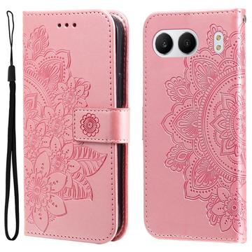 OnePlus Nord 4 Mandala Serie Pung Etui - Rødguld