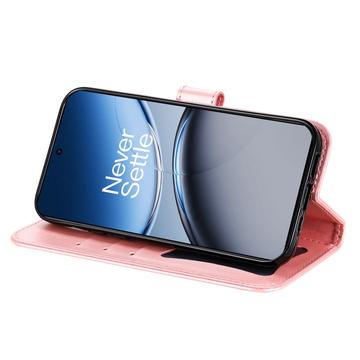OnePlus Nord 4 Mandala Serie Pung Etui - Rødguld