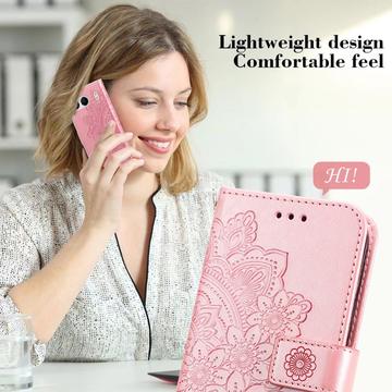 OnePlus Nord 4 Mandala Serie Pung Etui - Rødguld