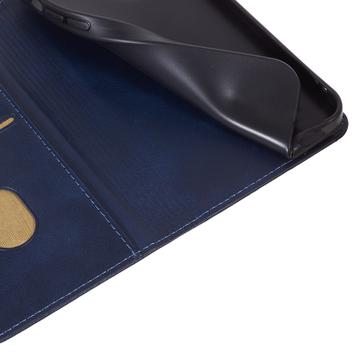 OnePlus Nord 4 tegnebogsetui med magnetisk lukning - kalvetekstur - blå