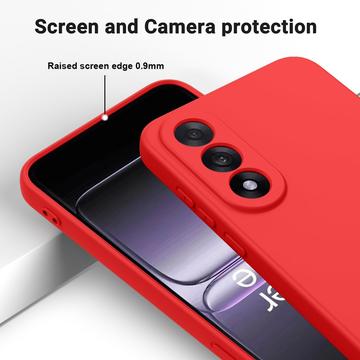 OnePlus Nord 5 Flydende silikone cover med håndrem - rød