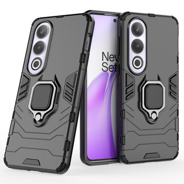 OnePlus Nord CE4/Ace 3V Hybrid Cover med Ring Holder - Sort