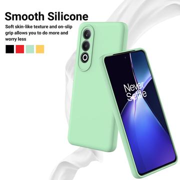 OnePlus Nord CE4/Ace 3V Liquid Silikone Cover med Strop - Grøn