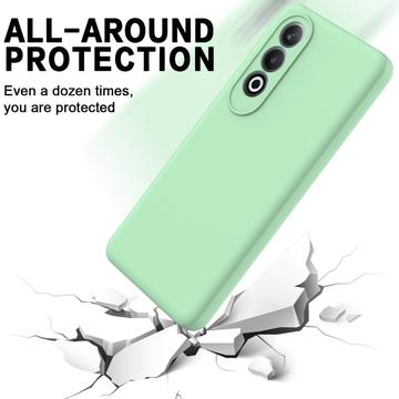 OnePlus Nord CE4/Ace 3V Liquid Silikone Cover med Strop - Grøn