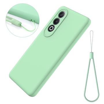 OnePlus Nord CE4/Ace 3V Liquid Silikone Cover med Strop - Grøn