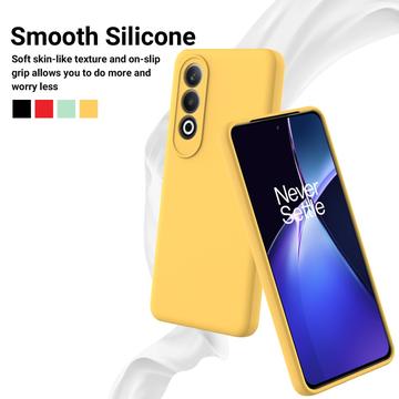 OnePlus Nord CE4/Ace 3V Liquid Silikone Cover med Strop - Gul