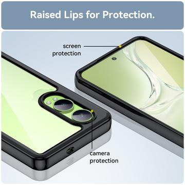 OnePlus Nord CE4 Lite/Oppo K12x Anti-Shock Hybrid Cover - Sort