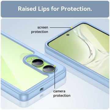 OnePlus Nord CE4 Lite/Oppo K12x Anti-Shock Hybrid Cover - Blå