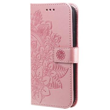 OnePlus Nord CE4 Lite/Oppo K12x Mandala Series Etui med Pung - Pink