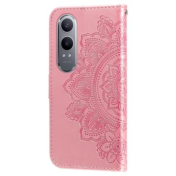 OnePlus Nord CE4 Lite/Oppo K12x Mandala Series Etui med Pung - Pink