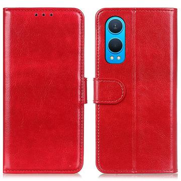 OnePlus Nord CE4 Lite/Oppo K12x Pung Taske med Magnetisk Lukning - Rød