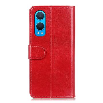 OnePlus Nord CE4 Lite/Oppo K12x Pung Taske med Magnetisk Lukning - Rød