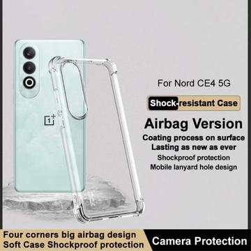 OnePlus Nord CE4/Oppo K12x Imak Faldsikkert TPU Cover - Gennemsigtig