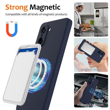 OnePlus Nord CE5 Liquid Silikone Cover - MagSafe Kompatibel - Mørkeblå