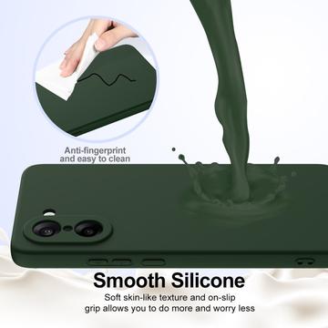 OnePlus Nord CE5 Liquid Silikone Cover - MagSafe Kompatibel - Mørkegrøn