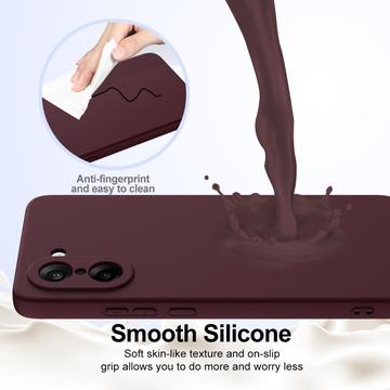 OnePlus Nord CE5 Liquid Silikone Cover - MagSafe Kompatibel - Vinrød