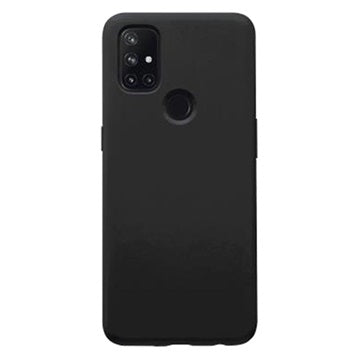 OnePlus Nord N10 5G Gummibelagt Plastik Cover - Sort