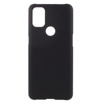 OnePlus Nord N10 5G Gummibelagt Plastik Cover - Sort