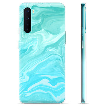 OnePlus Nord TPU Cover - Blå Marmor