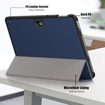 OnePlus Pad Go/Oppo Pad Air2 Tri-Fold Series Smart Folio Cover - Blå