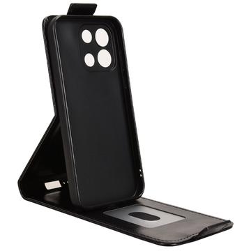 OnePlus Turbo 6 lodret flip-etui med stativ - sort