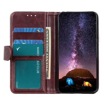 OnePlus Turbo 6/6V Pung Etui med Stativ - Brun