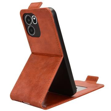 OnePlus Turbo 6V lodret flip-etui med stativ - Brun