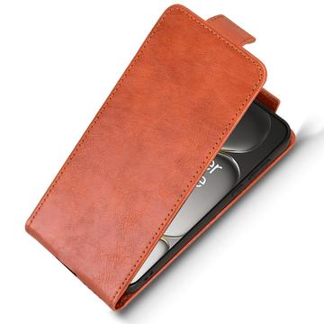 OnePlus Turbo 6V lodret flip-etui med stativ - Brun