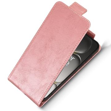 OnePlus Turbo 6V lodret flip-etui med stativ - rosaguld