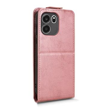 OnePlus Turbo 6V lodret flip-etui med stativ - rosaguld