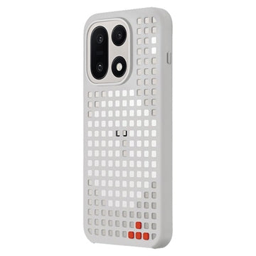 OnePlus 15 magnetisk cover med hulmønster 5431102022 - Grå