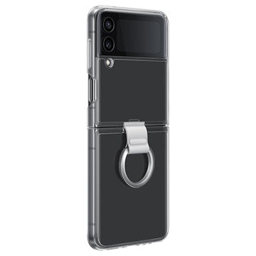 Samsung Galaxy Z Flip4 Clear Cover med Ring EF-OF721CTEGWW - Gennemsigtig
