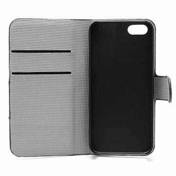 iPhone 5 / 5S / SE Pung Taske - Sommerfugle / Blomster