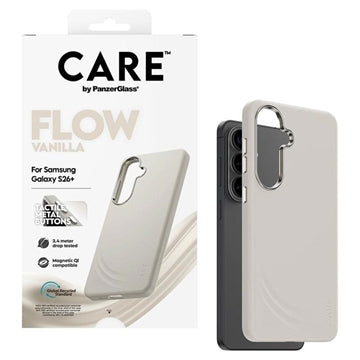 Samsung Galaxy S26+ PanzerGlass Care Feature Flow Cover - MagSafe-kompatibel - Vanilje