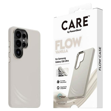 Samsung Galaxy S26 PanzerGlass Care Feature Flow Cover - MagSafe-kompatibel - Vanilje