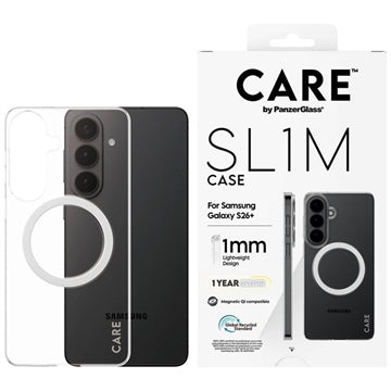 Samsung Galaxy S26+ PanzerGlass Care SL1M Cover - MagSafe-kompatibel - gennemsigtig