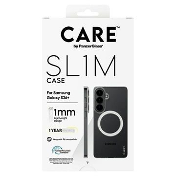 Samsung Galaxy S26+ PanzerGlass Care SL1M Cover - MagSafe-kompatibel - gennemsigtig