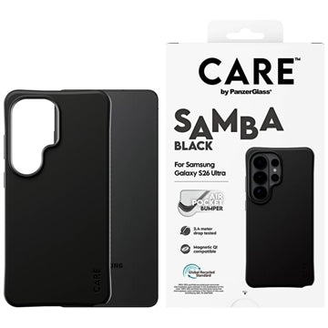 Samsung Galaxy S26 Ultra PanzerGlass Care Samba magnetisk cover - Sort
