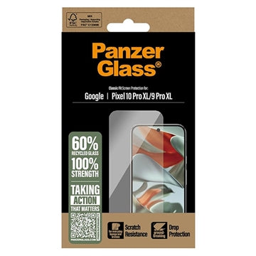 Google Pixel 10 Pro XL/9 Pro XL PanzerGlass Classic Fit Skærmbeskyttelse Hærdet Glas - 9H